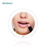 emke vanity mirror illuminated 5x magnification ucm03btmx2w hd mirror